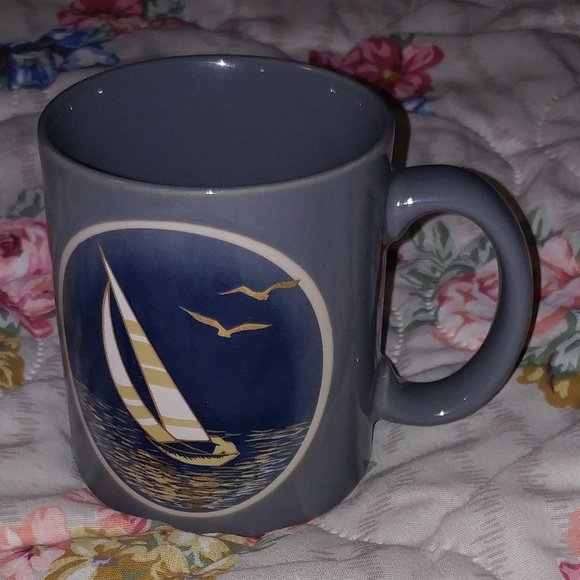Otagiri Other - Otagiri Japan Sailboat Mug Gray